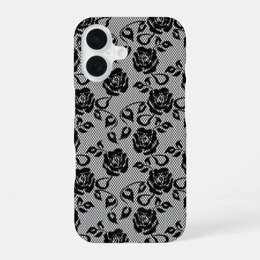 フェイク ブラック ラース iPhone カバー (裏面)