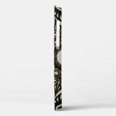 フェイク diamdiamondsテクスチャマンダラ金ゴールドアクセント Case-Mate iPhoneケース (裏面 / 左)