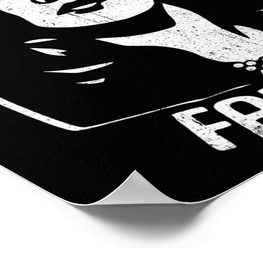 フェイクAfカマラハリス共産主義選挙ユーモアの男性 ポスター (角)