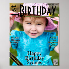 フェイクBirthday Magazineの表紙 ポスター