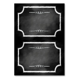 フェイクChalkboardテンテッドネーム座席表 テーブルナンバー