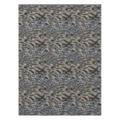 フェイクFur Leopard テーブルクロス (正面)