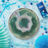 「フェイクmajolica #3」 9」ラウンド紙プレート ペーパープレート (パーティー)