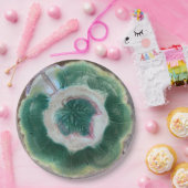 「フェイクmajolica #3」 9」ラウンド紙プレート ペーパープレート (パーティー)