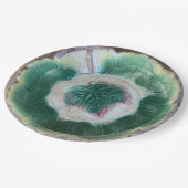 「フェイクmajolica #3」 9」ラウンド紙プレート ペーパープレート (アングル)