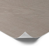 フェイクTaupe Linenの銅シークイン ポスター (角)