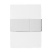 フェイクVellumフォトスエレガントクリプ結婚ト 招待状ベリーバンド (裏面例)