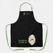 フェイシャルスパデイブラック エプロン (正面)