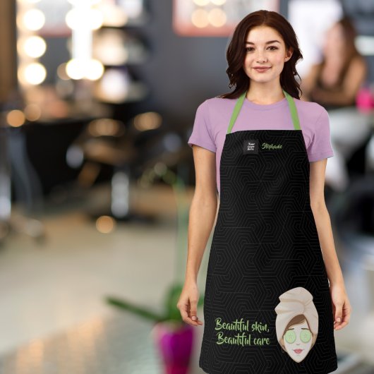 フェイシャルスパデイブラック エプロン