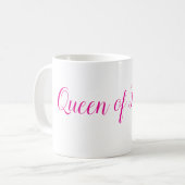 フェイシャルマグカップ女王 コーヒーマグカップ (正面左)