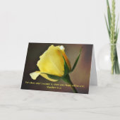 フェイスイエローローズフレンドシップカード カード (正面)