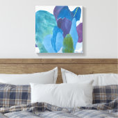 フェイスインディゴ1 キャンバスプリント (インサイチュ (寝室))