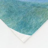 フェイスインディゴ1 フリースブランケット (角)