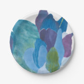 フェイスインディゴ1 ペーパープレート (正面)