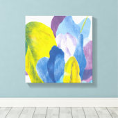 フェイスインディゴIII キャンバスプリント (インサイチュ (ウッドフロア))