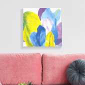 フェイスインディゴIII キャンバスプリント (インサイチュ (リビング))