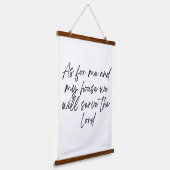 フェイスウォールタペストリーファームハウススタイル 吊り下げ型タペストリー (傾斜あり)