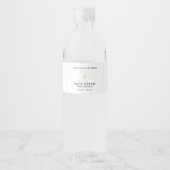 フェイスクリーム ロゴ 化粧品ジャー ラベル (正面)