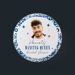 フェイスダンシングクイーン ギリシャ ディスコ マンマ ブライダルシャワー 缶バッジ<br><div class="desc">地中海ギリシャ音楽 ブーゲンビリアにインスパイアされた ダンシングクイーン ブライダルシャワーピンボタンギフト</div>