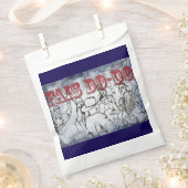 フェイスドドデザイン フェイバーバッグ (クリップ留めされた状態)