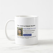 フェイスブックイエス コーヒーマグカップ (左)