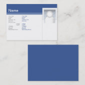 フェイスブック-チャビー 名刺 (正面/裏面)