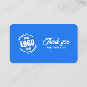 フェイスブック レビュー 私のビジネスを5つ星で評価 QRコード 名刺 (裏面)