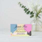 フェイスペインタフェイスペインティング体アーティストブラシバルーン 名刺 (スタンド正面)