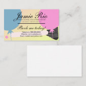 フェイスペインタフェイスペインティング体アーティストブラシバルーン 名刺 (正面/裏面)