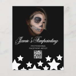 フェイスペインターピエロチルドレンパーティーレンタル チラシ