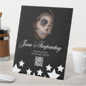 フェイスペインターピエロチルドレンパーティーレンタル 台座サイン (インサイチュ)