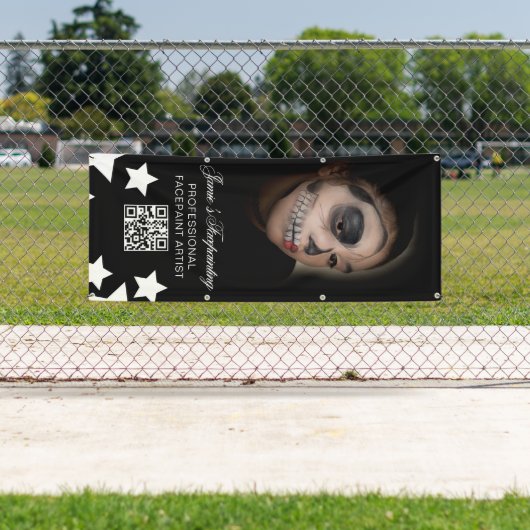 フェイスペインターピエロ子供用パーティーレンタル事業 横断幕 (インサイチュ)