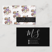 フェイスペインター絵画子供向けメイクアップアーティスト 名刺 (正面/裏面)