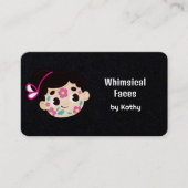 フェイスペインター顔絵を描ズプレミアム 名刺 (正面)