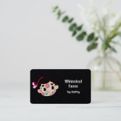 フェイスペインター顔絵を描ズプレミアム 名刺 (スタンド正面)