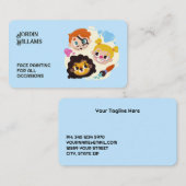 フェイスペインター 名刺 (正面/裏面)