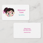 フェイスペインター 名刺 (正面/裏面)