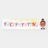 フェイスペイント・フェイスペインター・アーティスト・ビジネス 横断幕 (横)