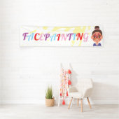 フェイスペイント・フェイスペインター・アーティスト・ビジネス 横断幕 (インサイチュ)