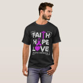 フェイスホープ愛てんかん認識度 Tシャツ (正面フル)