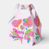 フェイスボックス棒つきキャンデー花 フェイバーボックス (裏面サイド)