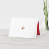 フェイスマスクを付けた2匹の猫からのクリスマスメッセージ シーズンカード (裏面)