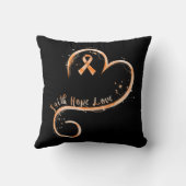 フェイスラブホープ勇気Aml白血病認識度 クッション (裏面)