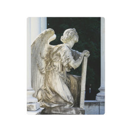 フェイスレスエンジェルビクトリアン墓地メタルプリント メタルプリント