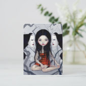 「フェイスレス幽霊」はがき ポストカード (スタンド正面)