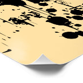 フェイスレス紳士：抽象芸術エレガンス ポスター (コーナー)