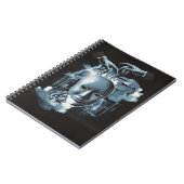 フェイスレス – テクノゴシックストリートウェアデザイン ノートブック (左側)