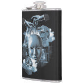 フェイスレス – テクノゴシックストリートウェアデザイン フラスク (左)