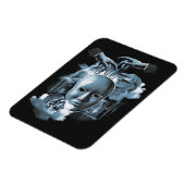 フェイスレス – テクノゴシックストリートウェアデザイン マグネット (左側)