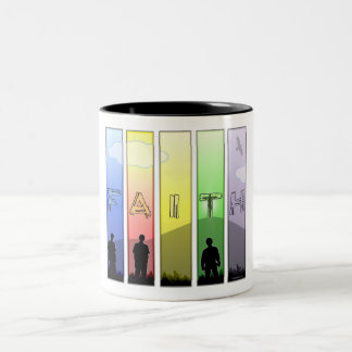 フェイス クロス ツートーンマグカップ